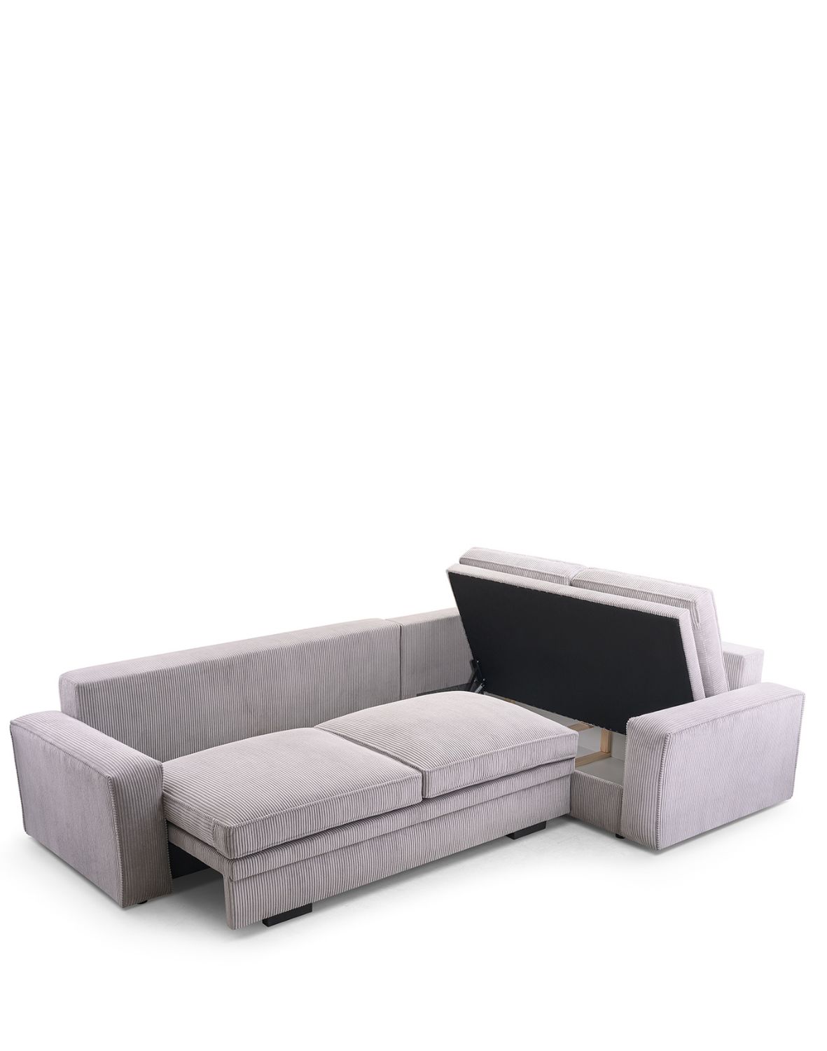 narożnik rozkładany toledo l kinas szary