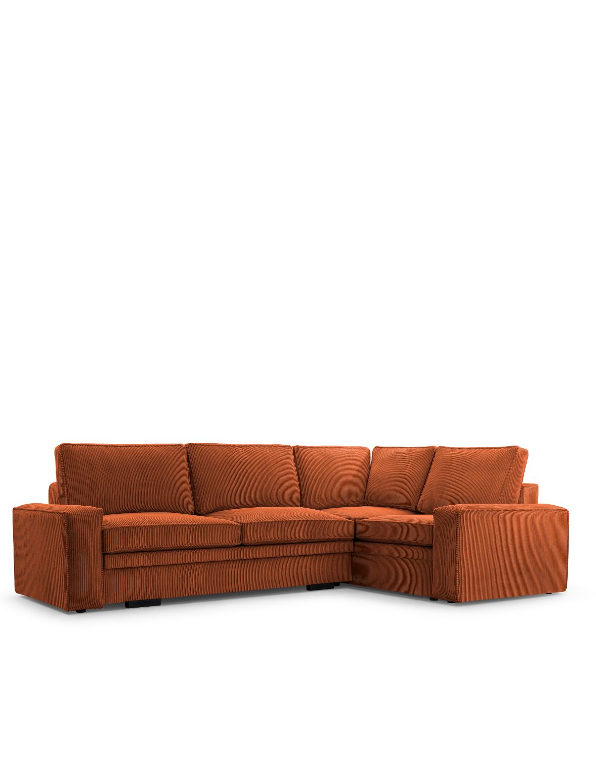 narożnik rozkładany toledo l kinas rudy pomarańczowy