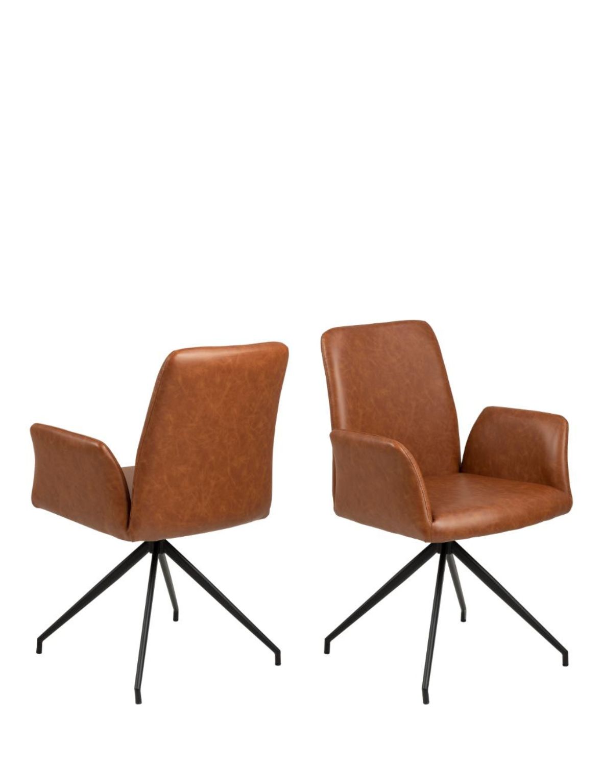 krzesło obrotowe naya z podłokietnikami, ekoskóra (82020)