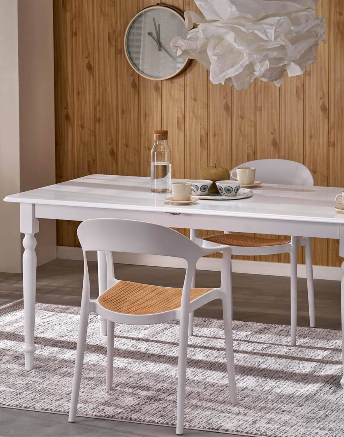 stół rozkładany nelson (160–200x90 cm), biały