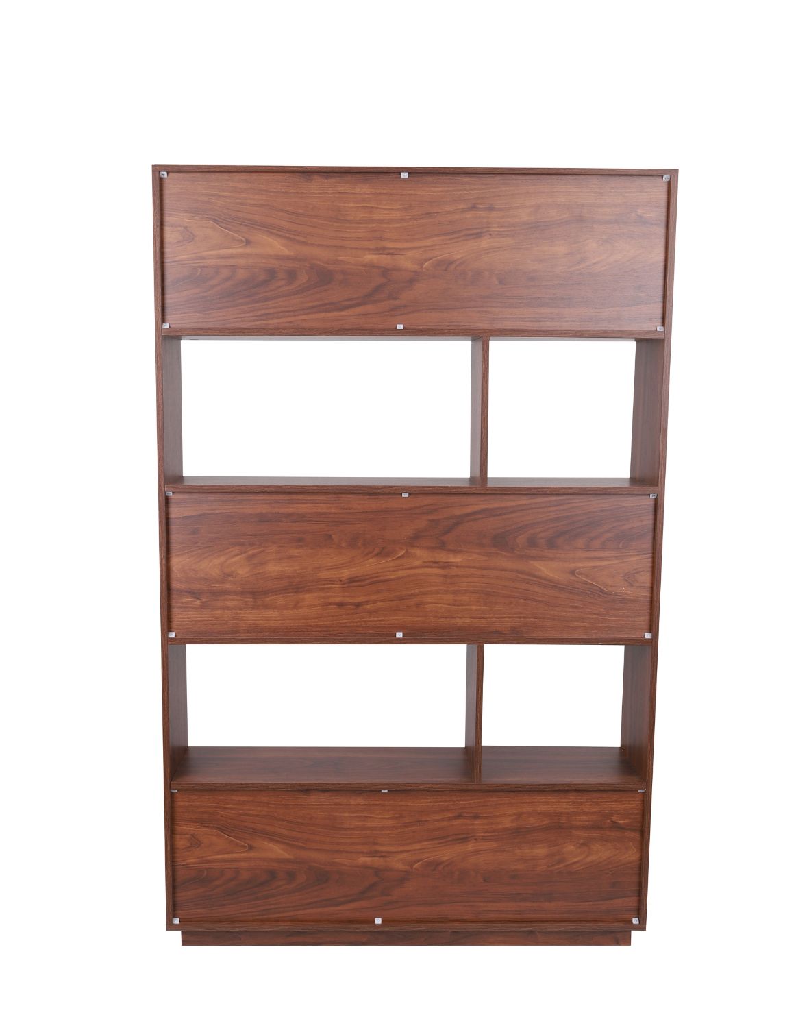 regał nevada ciemny dąb z szarymi drzwiczkami 110 cm (BS02)