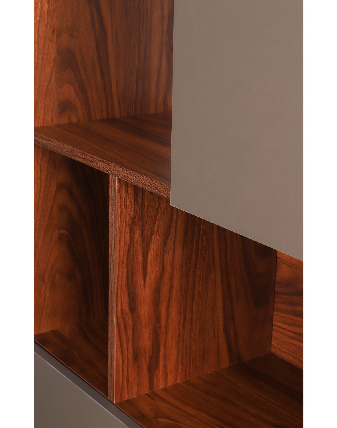 regał nevada ciemny dąb z szarymi drzwiczkami 80 cm (BS01)