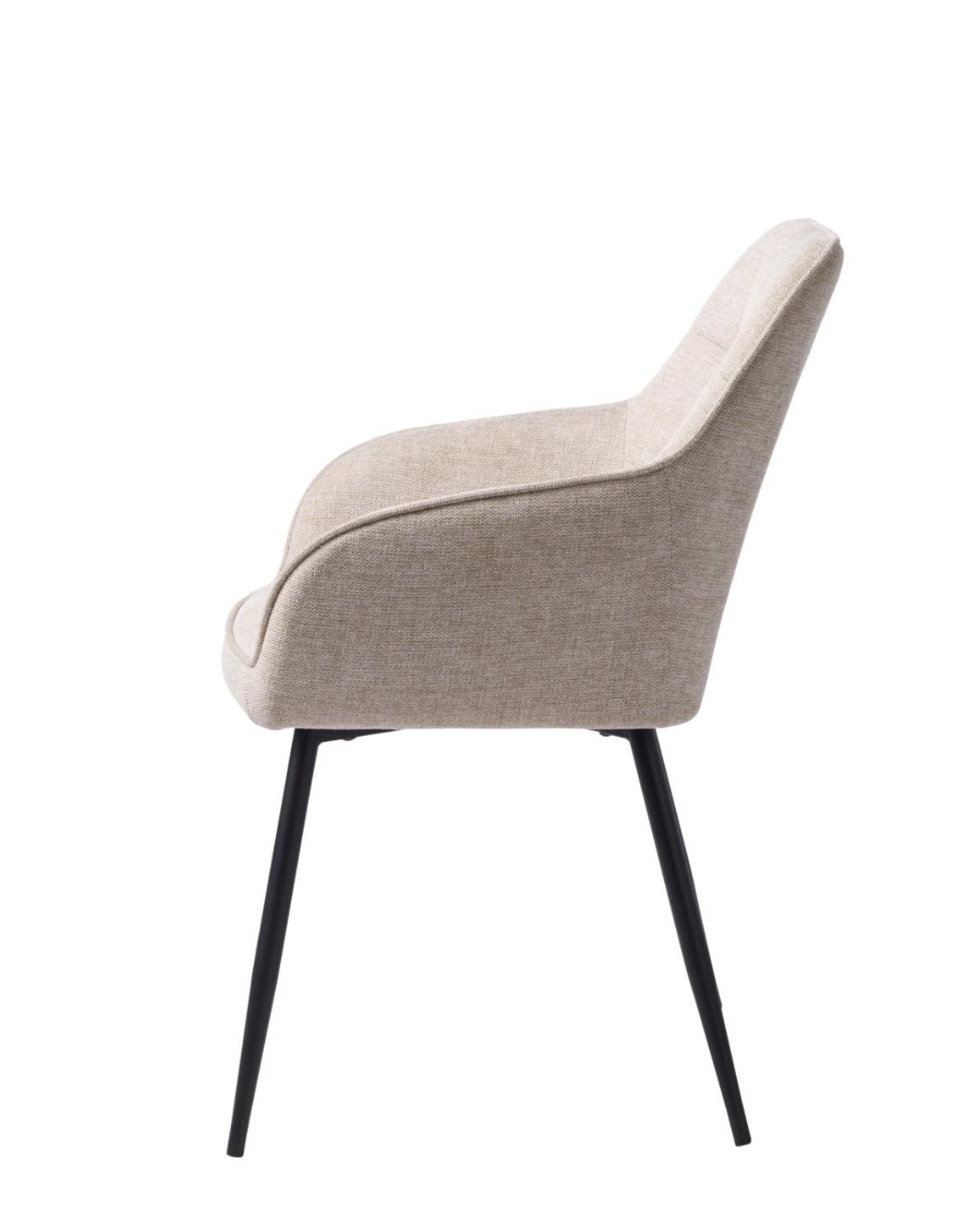 krzesło do jadalni nolan z podłokietnikami, pikowane, beżowe (50800000)