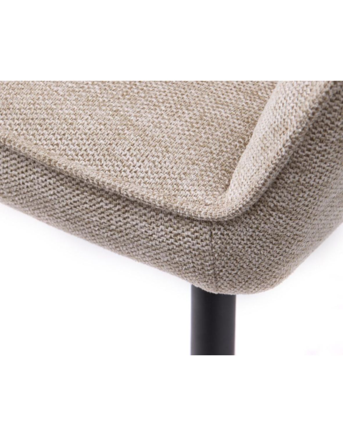 krzesło do jadalni nolan z podłokietnikami, pikowane, beżowe (50800000)