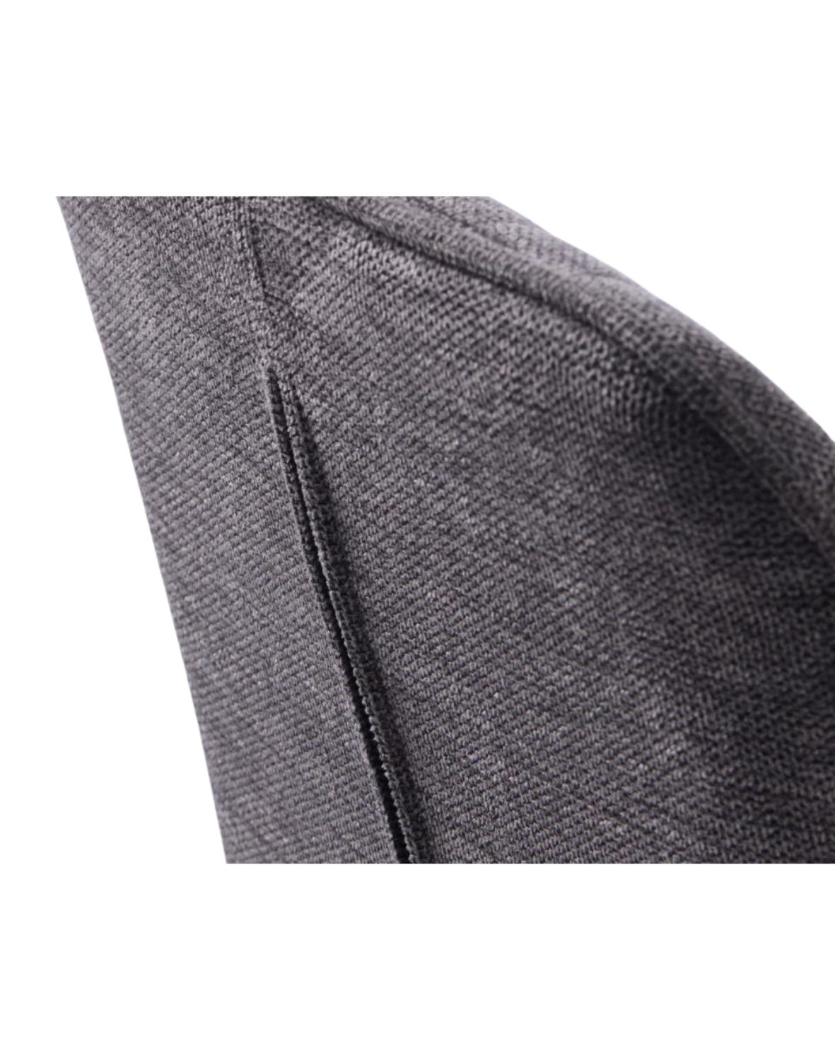 krzesło do jadalni nolan z podłokietnikami, ciemnoszare ( 50790001)