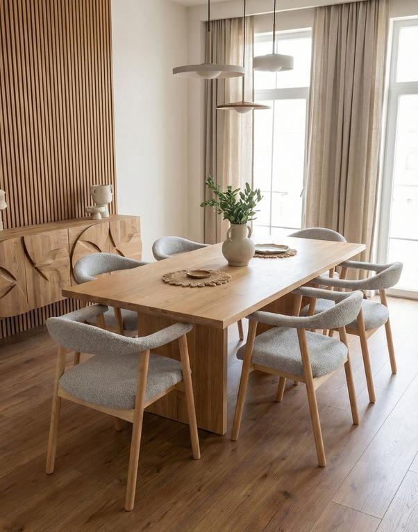 krzesło notte light, drewna kauczukowego, boucle beżowe