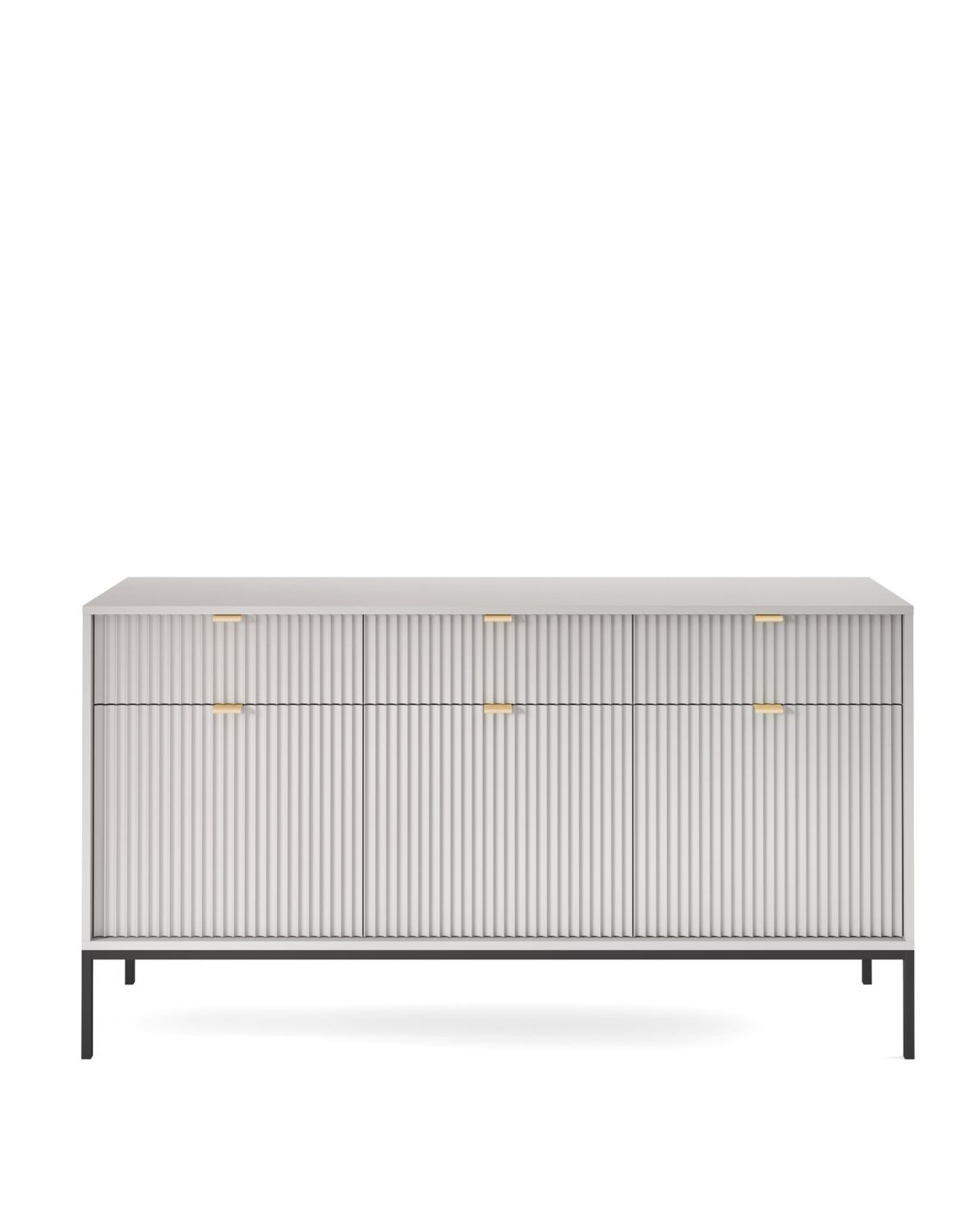 Komoda Nova šedá se zásuvkami (KSZ154)