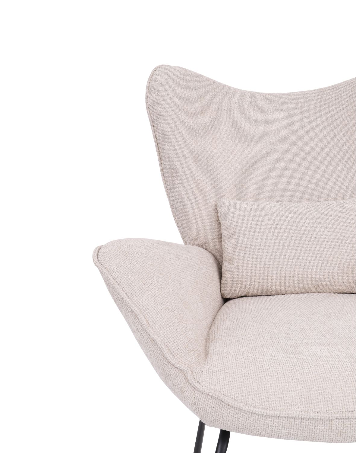 fotel wypoczynkowy nuvio, jasnobeżowy