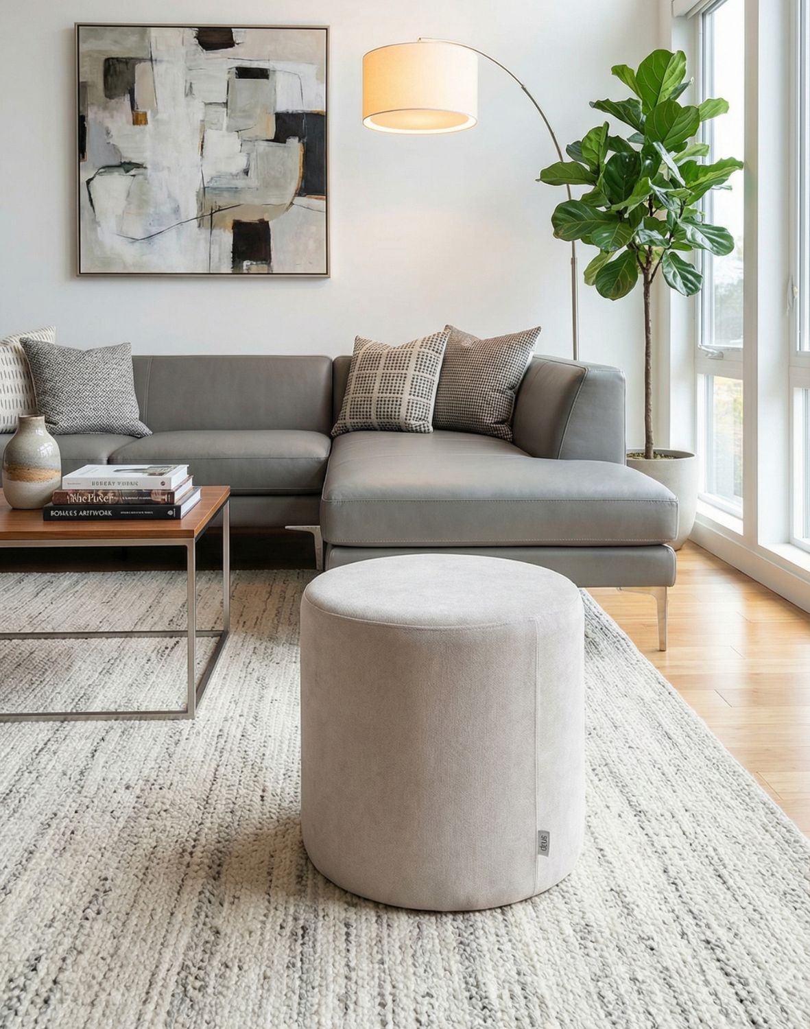 pufa tapicerowana omi