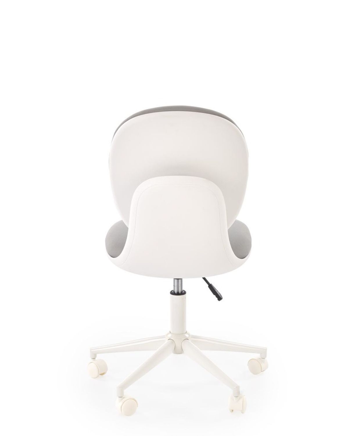 fotel obrotowy dla dzieci orion 2, biały/jasny popiel