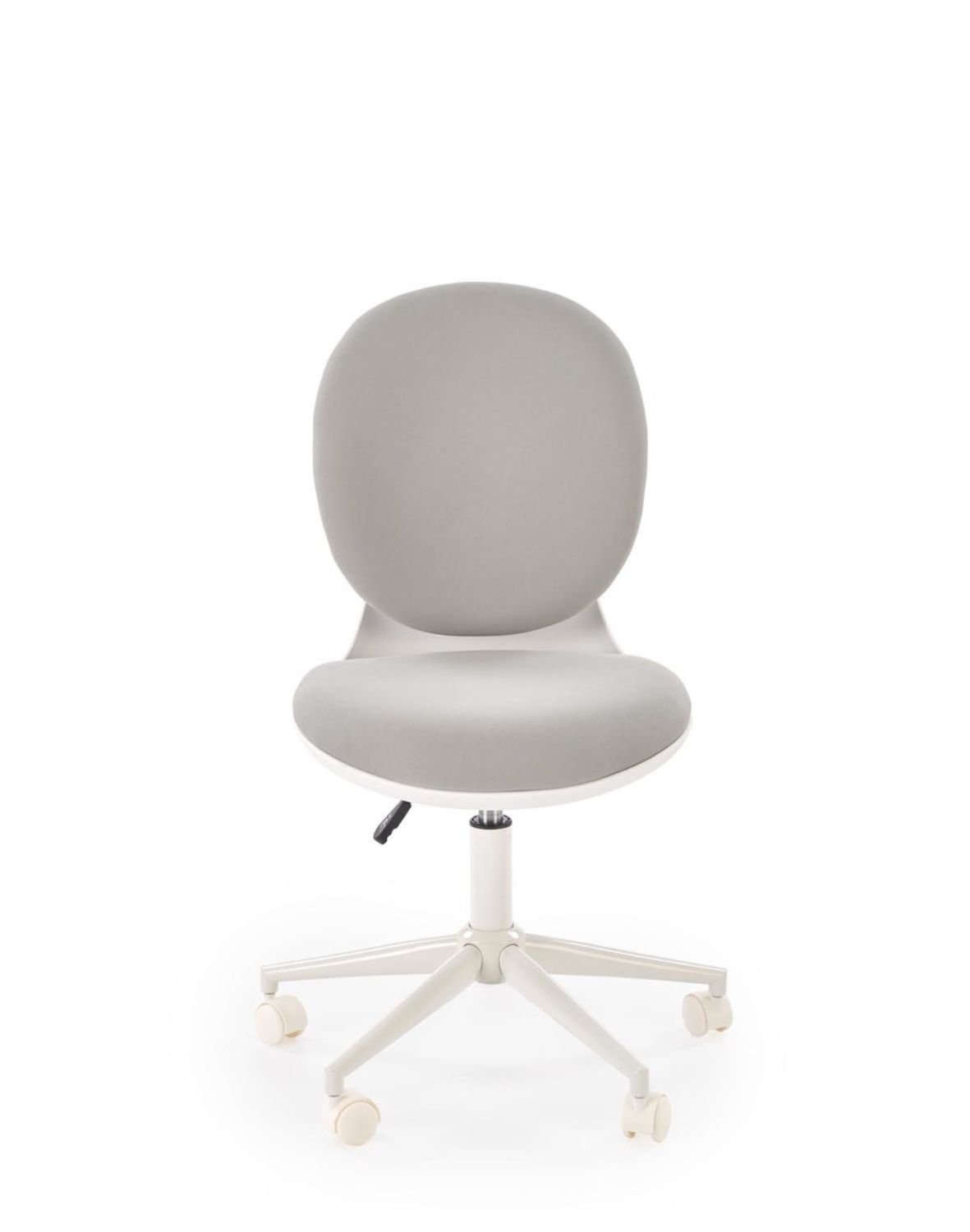 fotel obrotowy dla dzieci orion 2, biały/jasny popiel