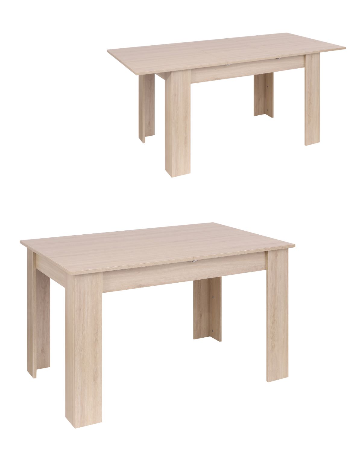 stół rozkładany do jadalni palermo 120-160x80 cm, dąb naturalny