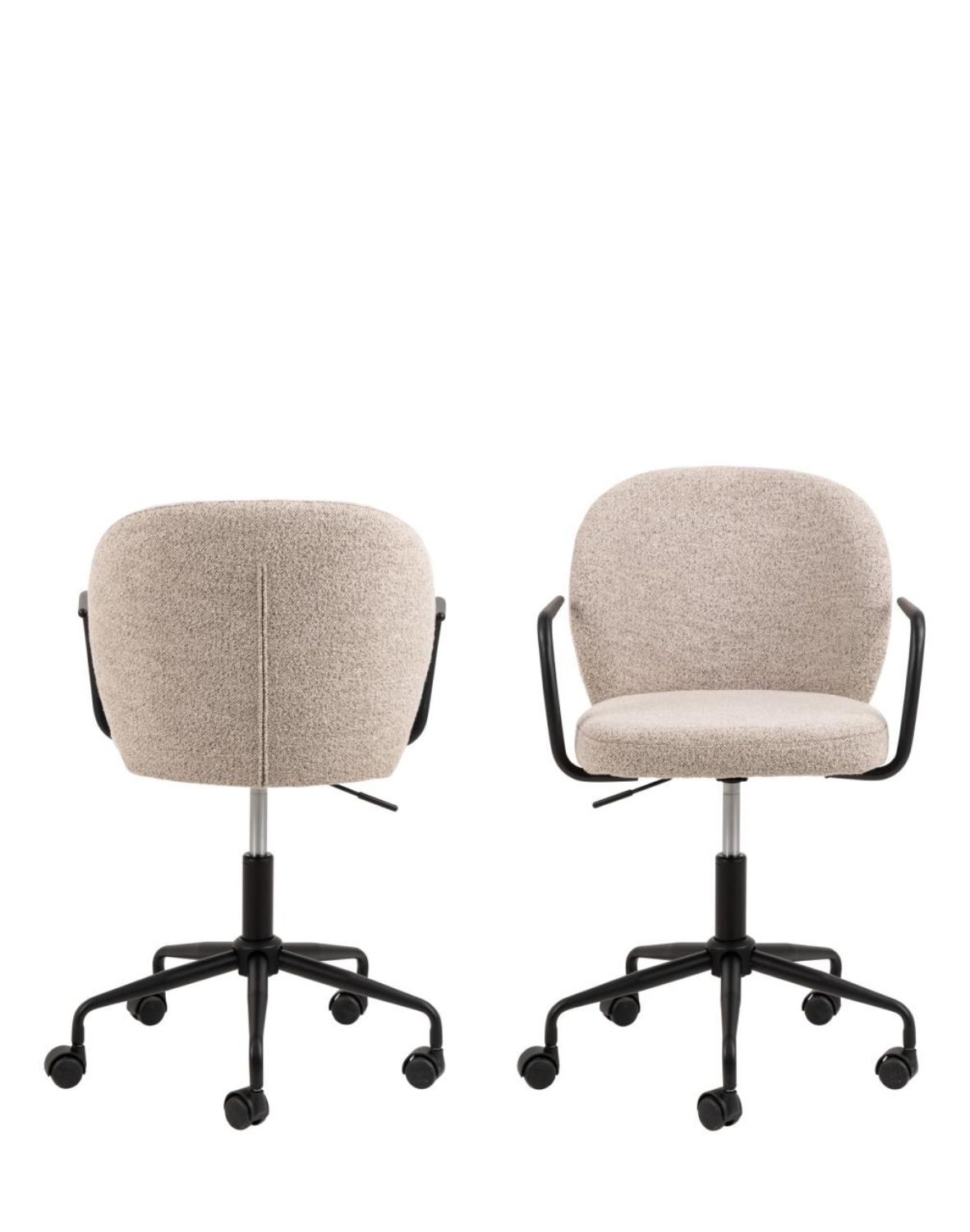 krzesło biurowe patricia, beżowe, obrotowe, regulowane (02723)