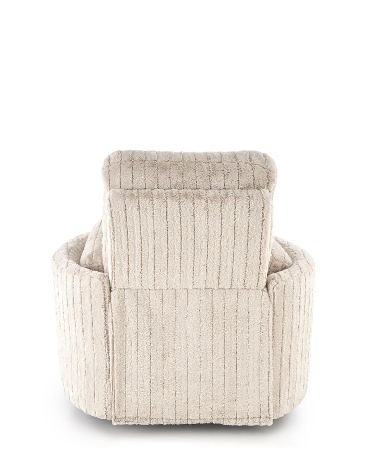 fotel pegas z funkcją elektrycznego rozkładania, obracania i kołyski, beżowy