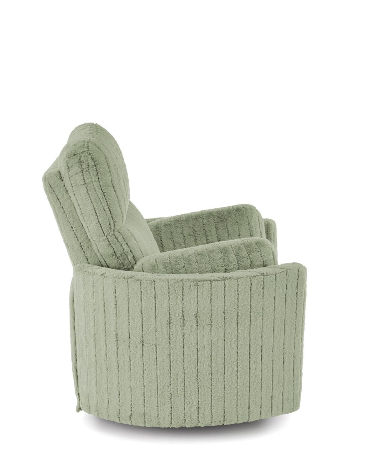 fotel pegas z funkcją elektrycznego rozkładania, obracania i kołyski, miętowy