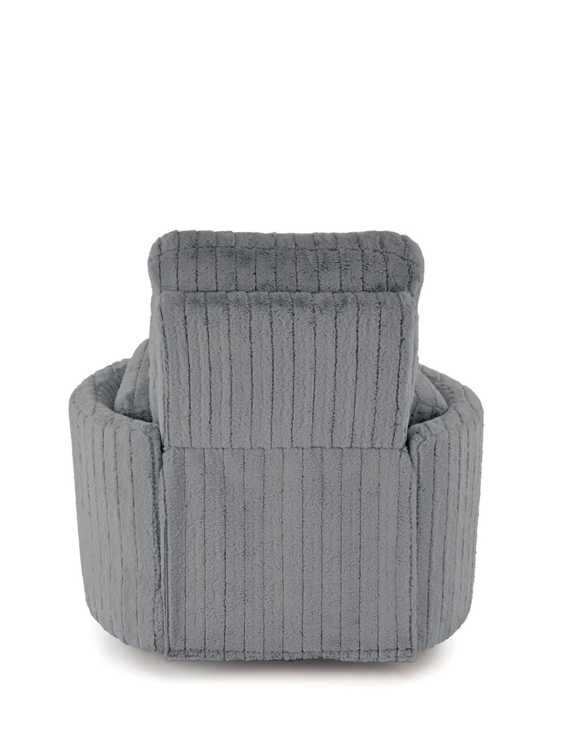 fotel pegas z funkcją elektrycznego rozkładania, obracania i kołyski, szary