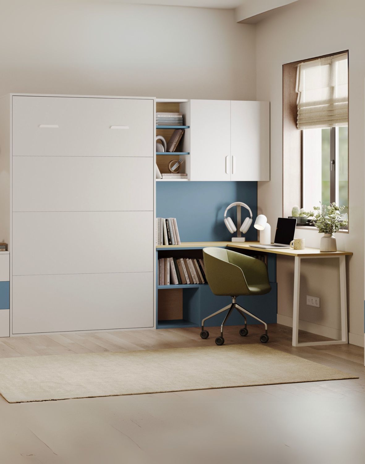 polkotapczan flexi bed lumi niebieski mglisty