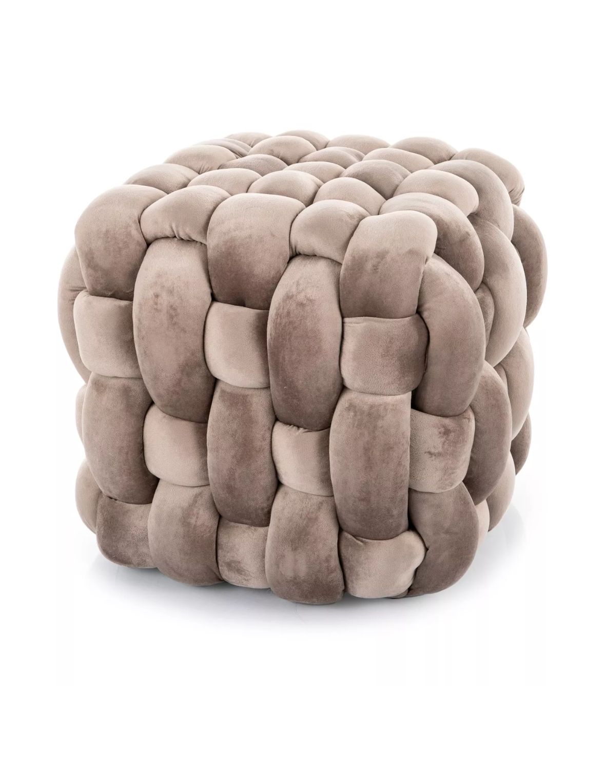 Puf Faris Velvet Beżowy