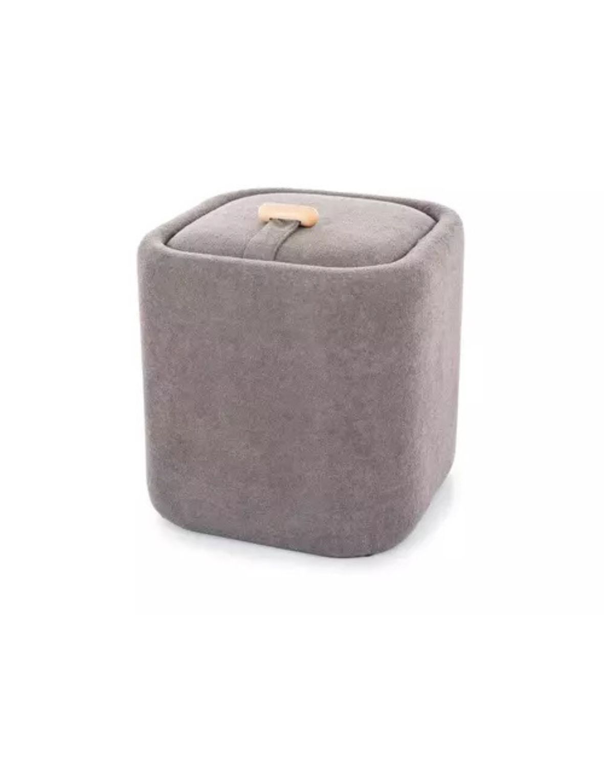 puf nap z pojemnikiem szary