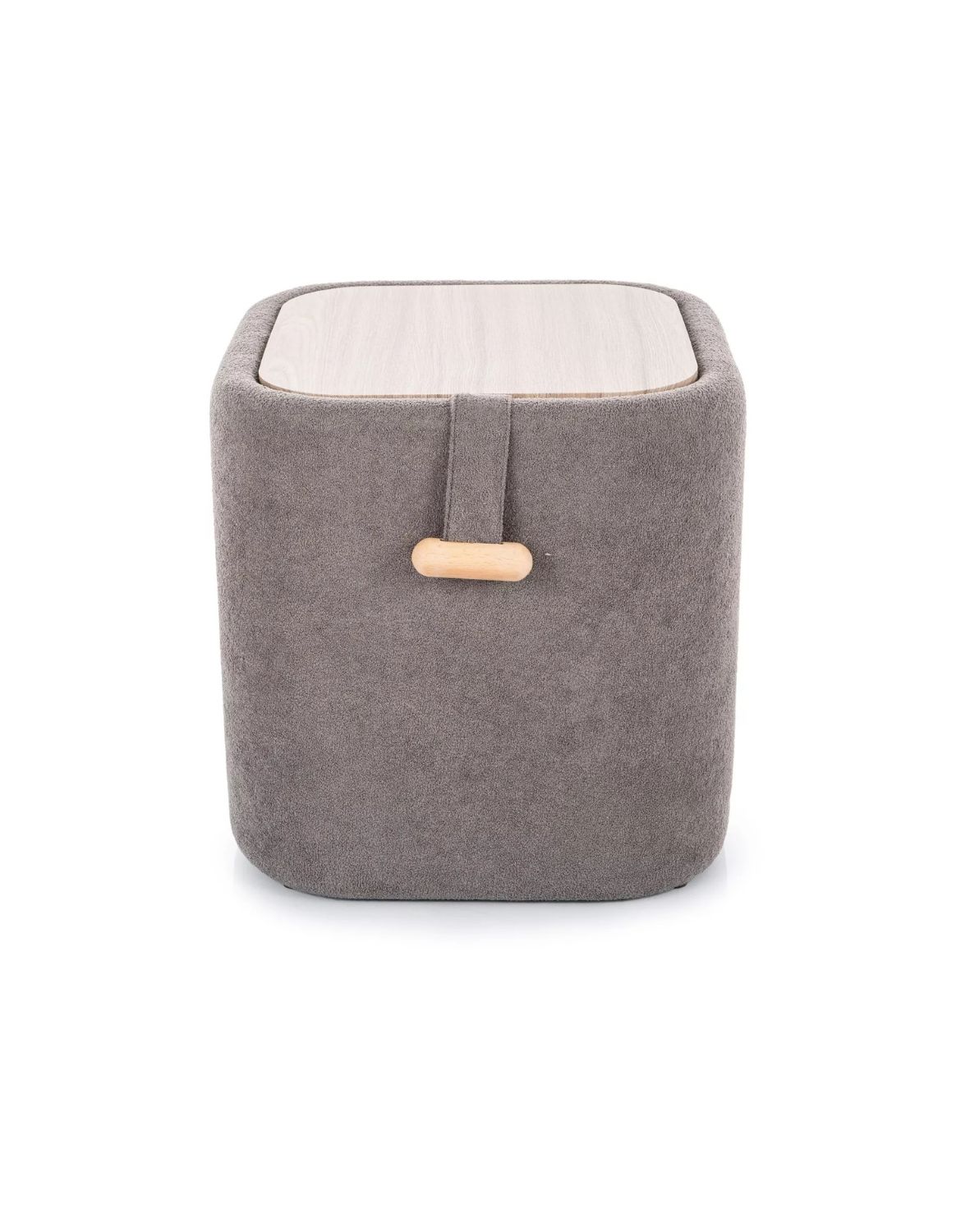 puf nap z pojemnikiem szary