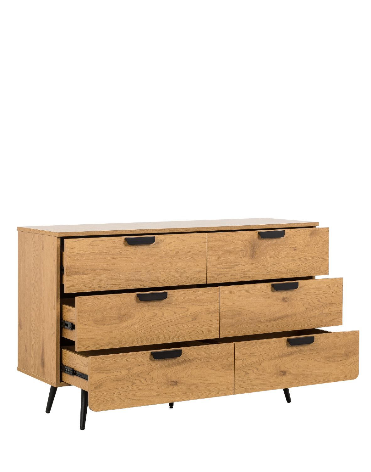 komoda z szufladami radis 120 cm (CD01), dziki dąb