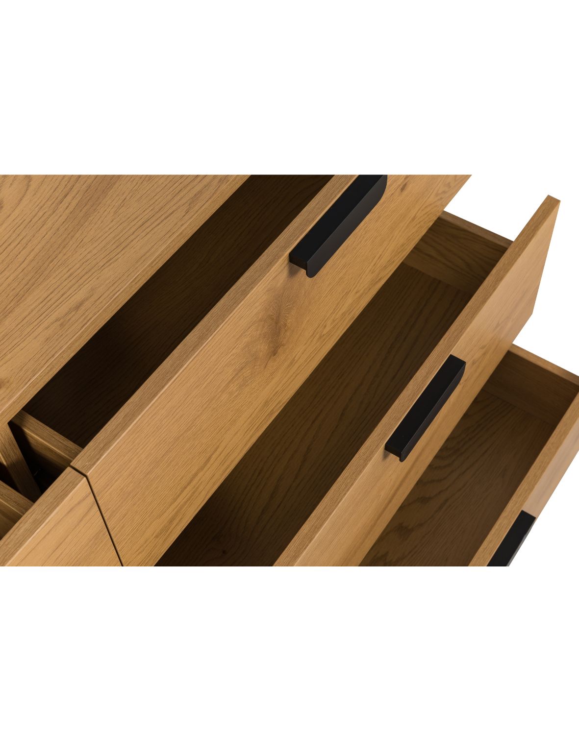 komoda z szufladami radis 120 cm (CD01), dziki dąb