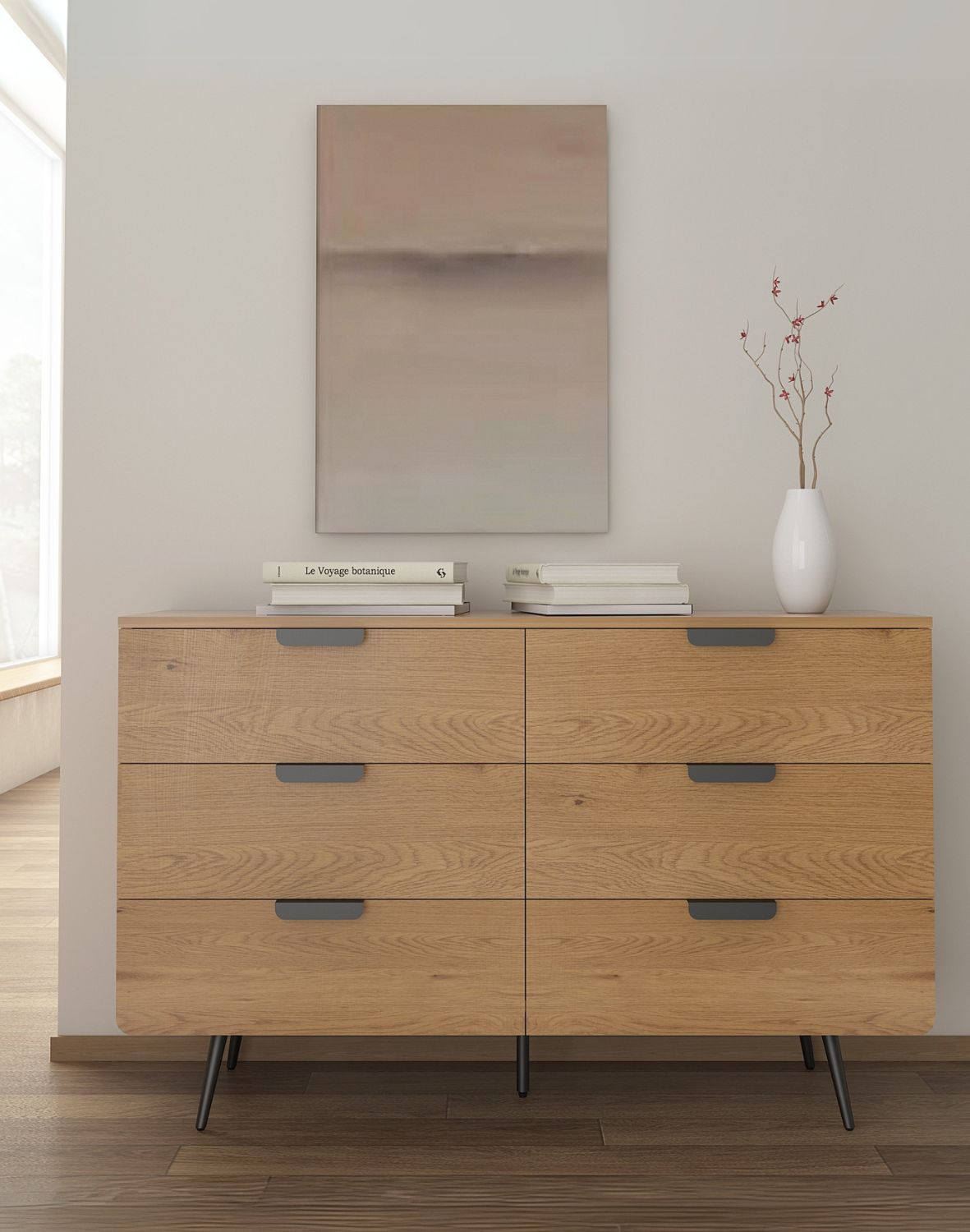 komoda z szufladami radis 120 cm (CD01), dziki dąb