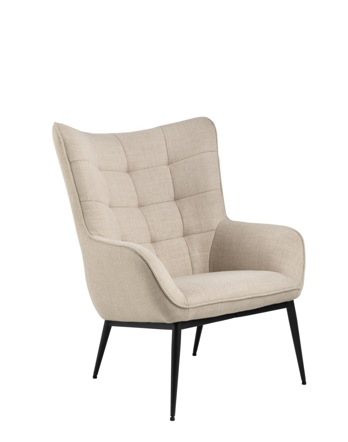 fotel do salonu redding (03062), uszak, wygodny, beżowy