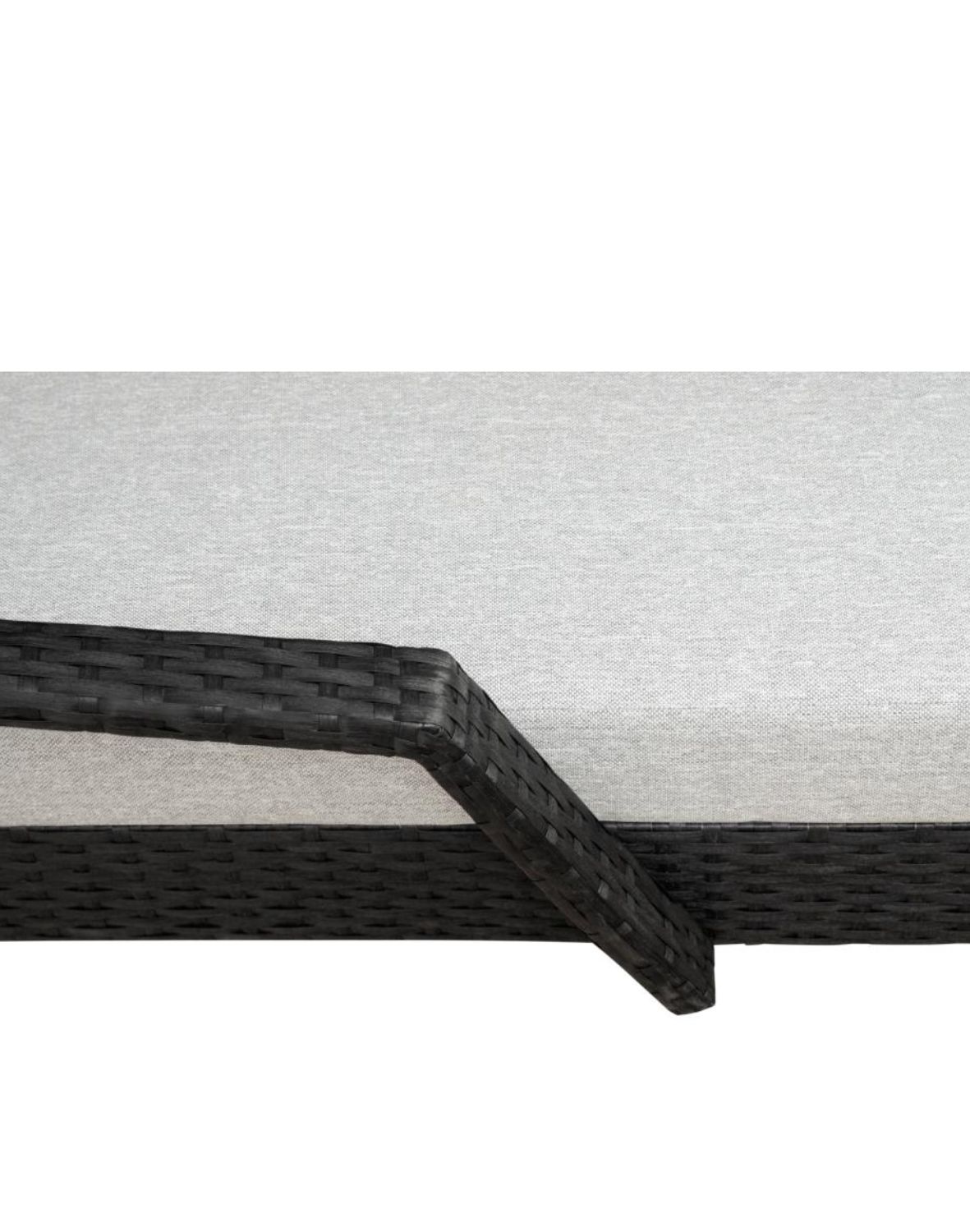 leżak ogrodowy redondo, czarny (80200001)