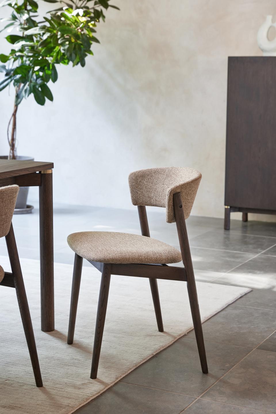 Krzesło do jadalni revere (49544712), ciemny dąb