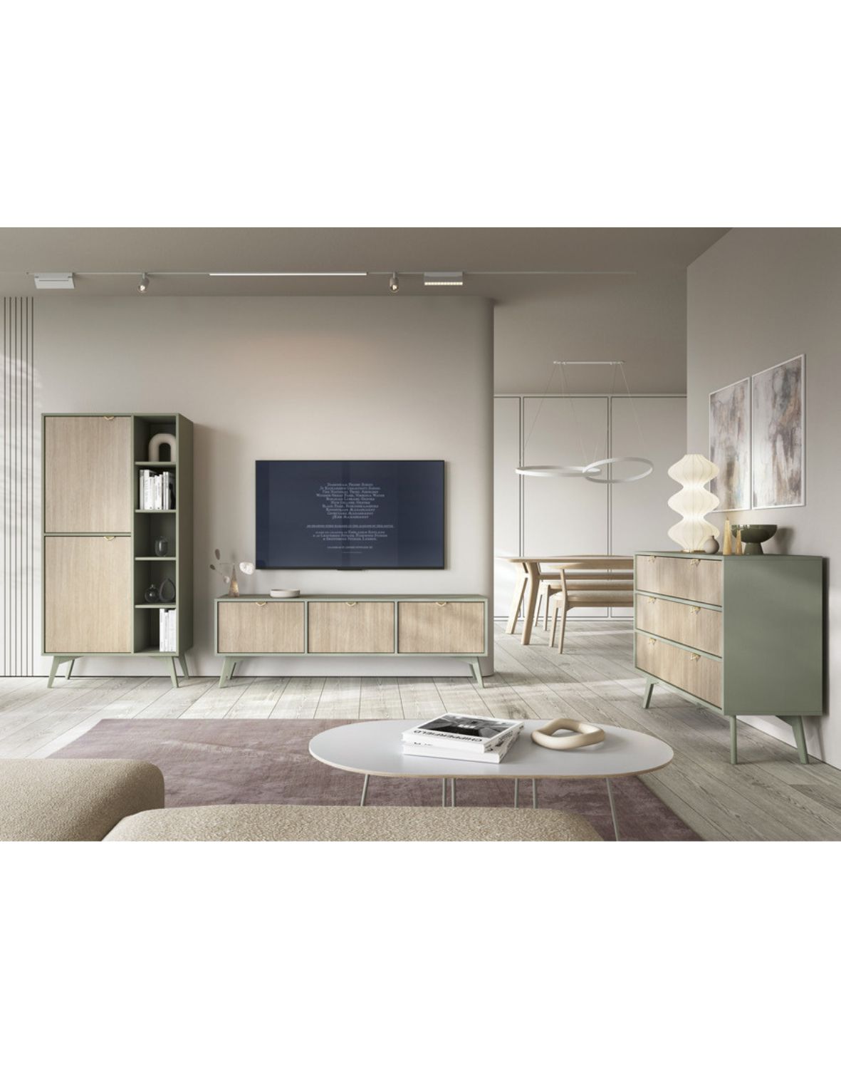 regał forest (rg80), eukaliptus