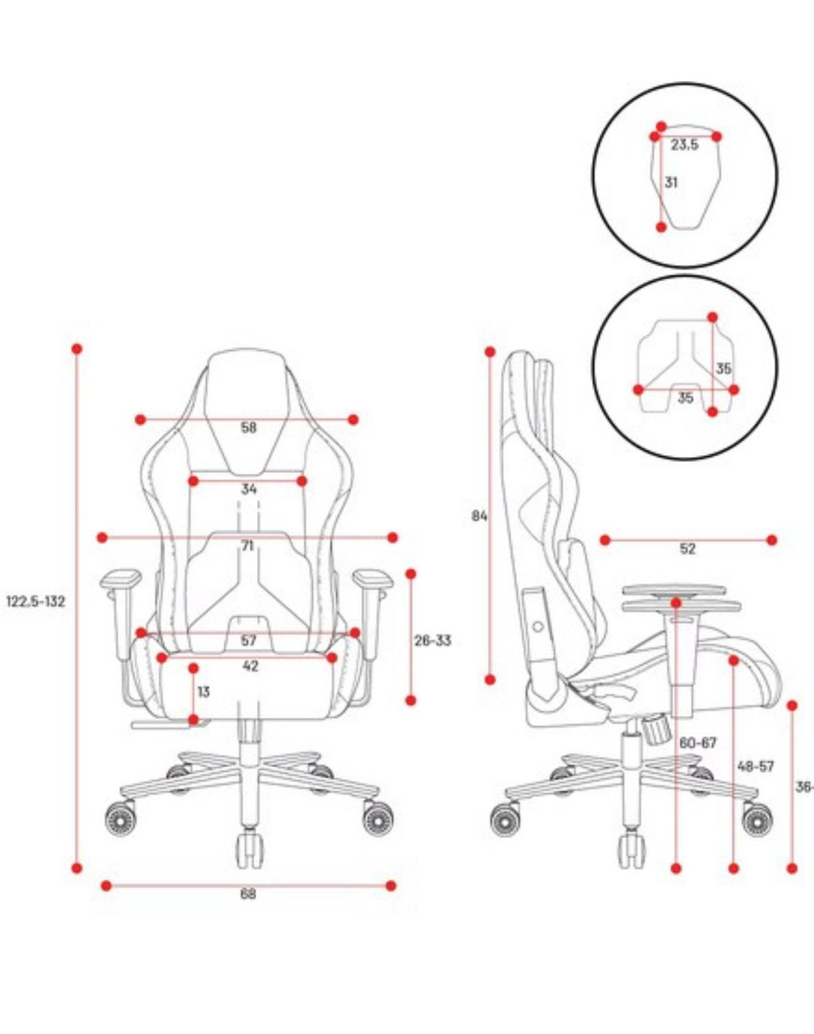 rożowy fotel gamingowy, fotel diablo x-one prime