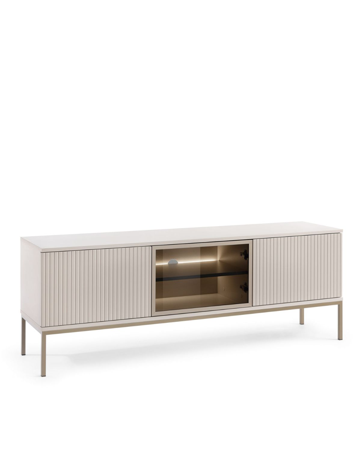 szafka pod telewizor sento (rtv154), kaszmirowa