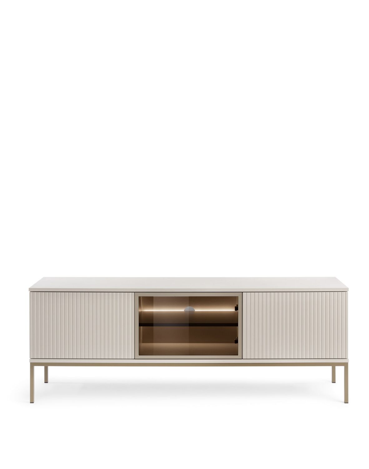 szafka pod telewizor sento (rtv154), kaszmirowa