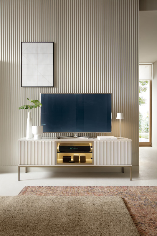 szafka pod telewizor sento (rtv154), kaszmirowa