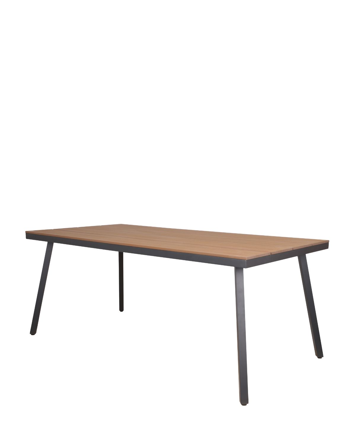 zestaw ogrodowy 6 osobowy santos, aluminiowy, szary