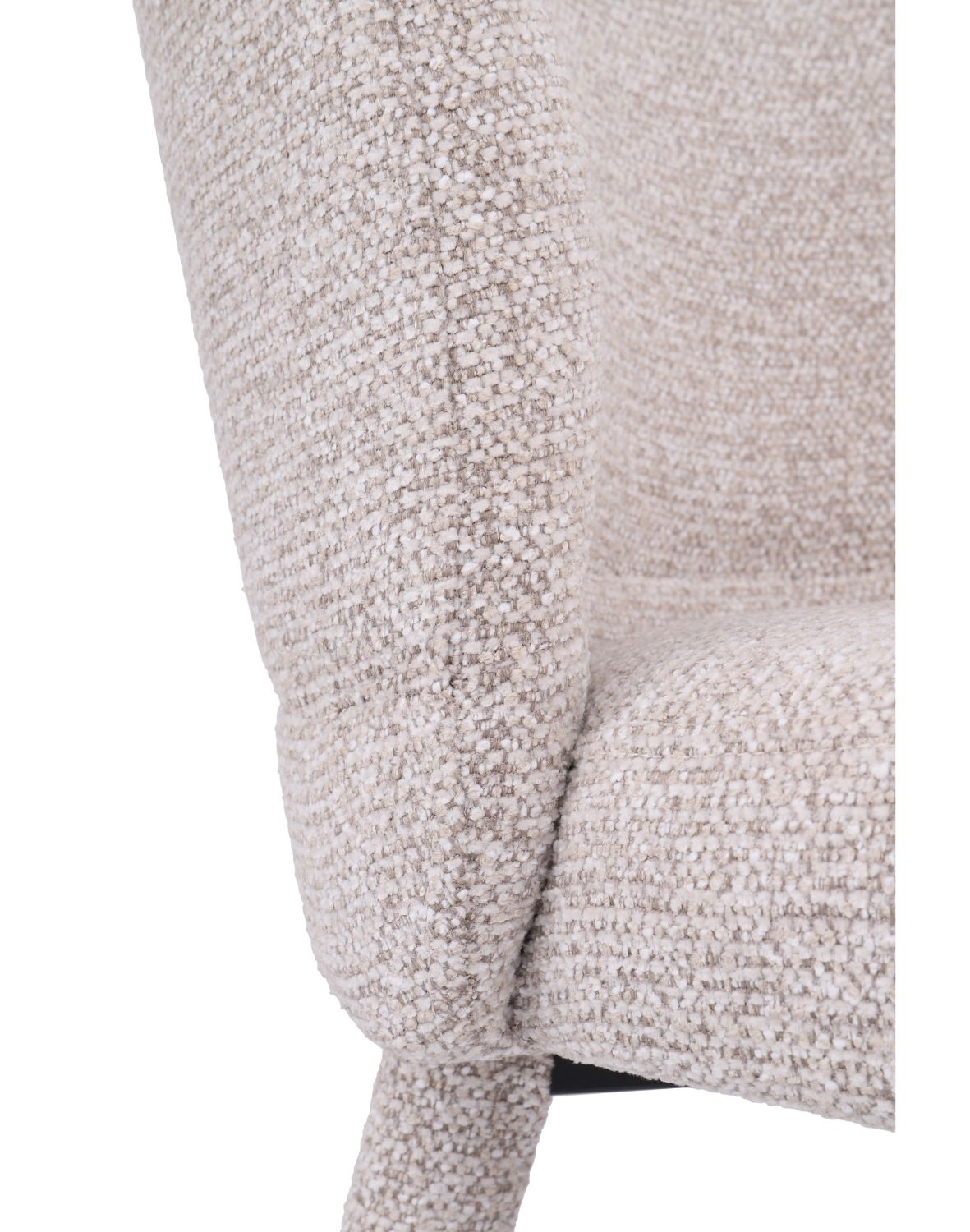 krzesło do jadalni serena, beżowe, tapicerowane