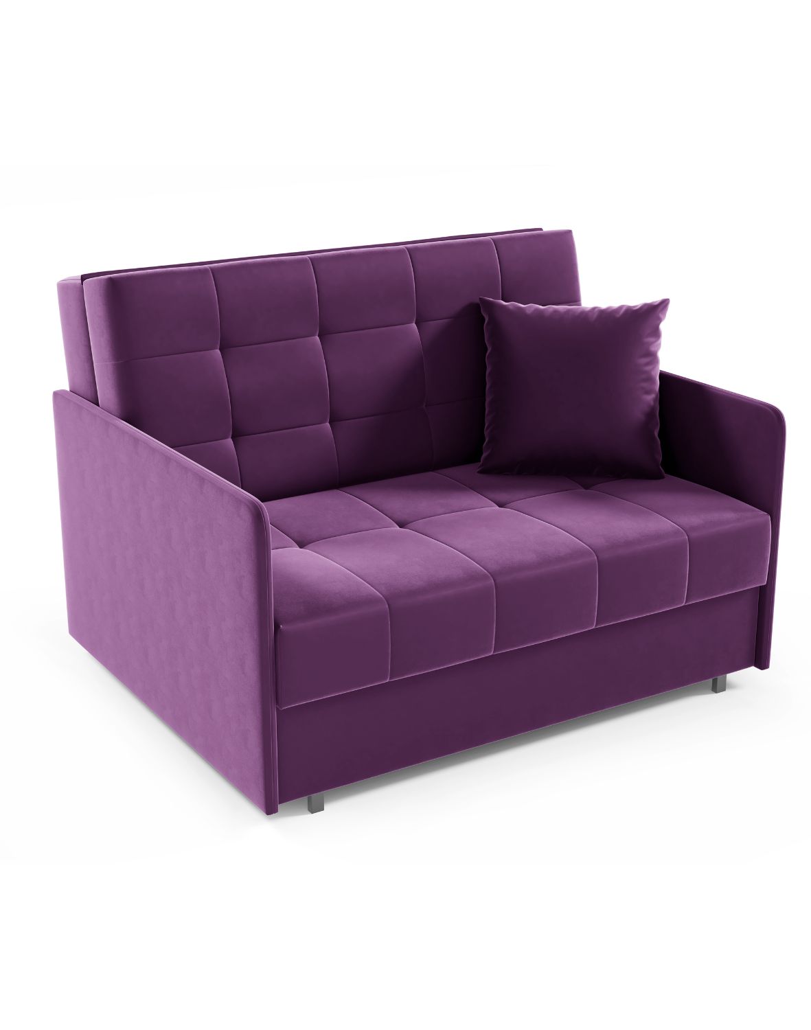 fioletowa sofa amerykanka sally ii 170