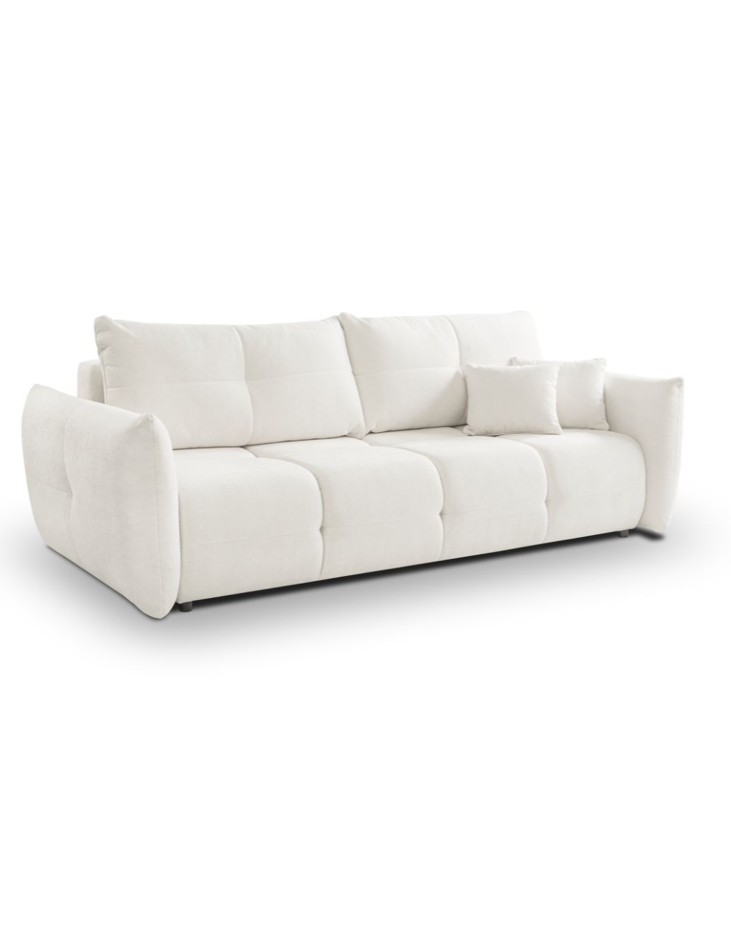 biała sofa base z funkcją spania