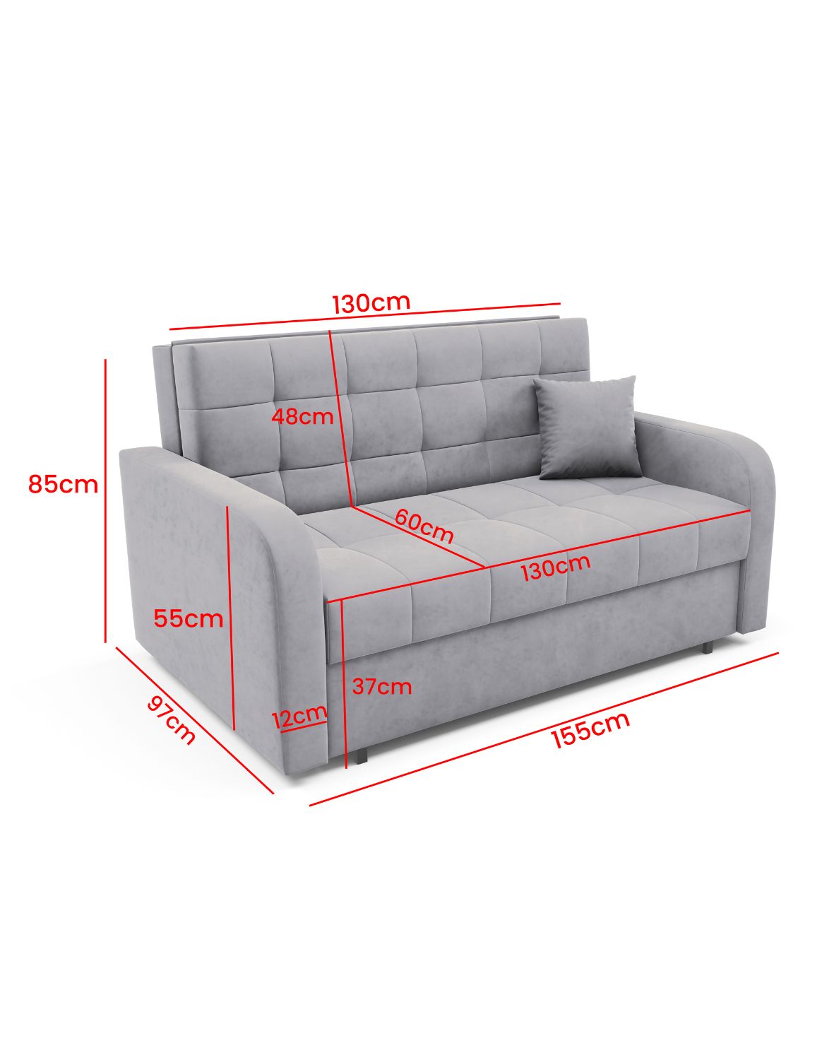 sofa amerykanka haven iii 155 cm