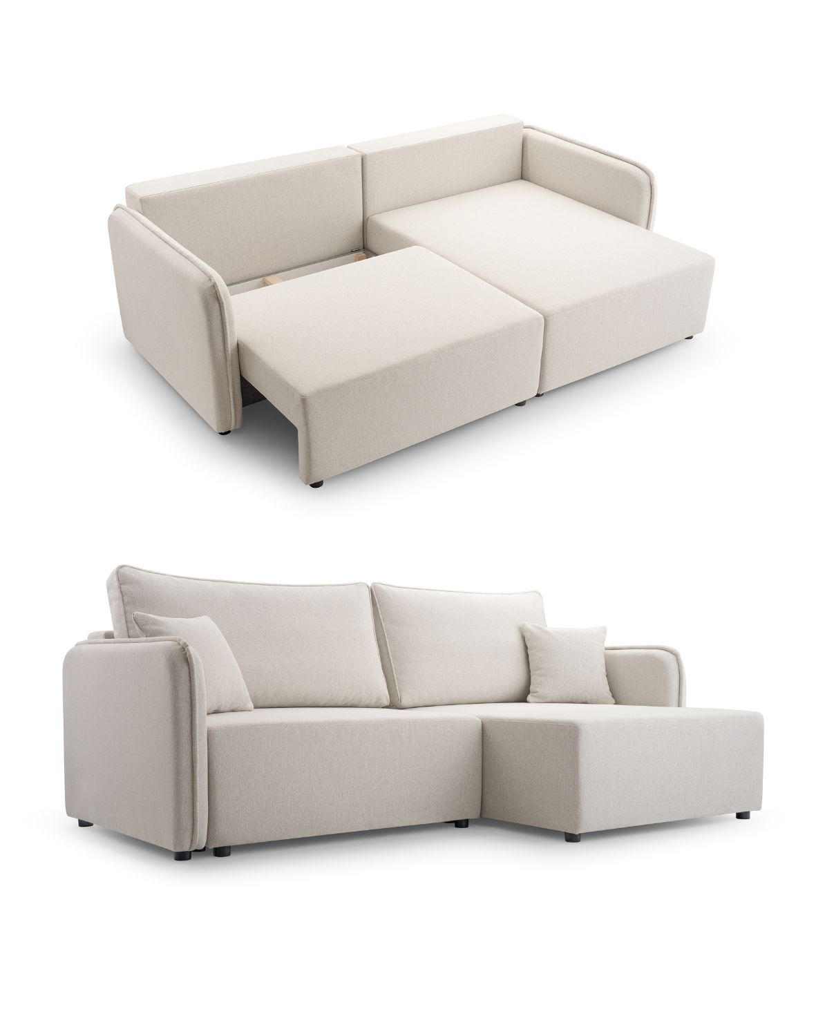 sofa narożna melody beżowa