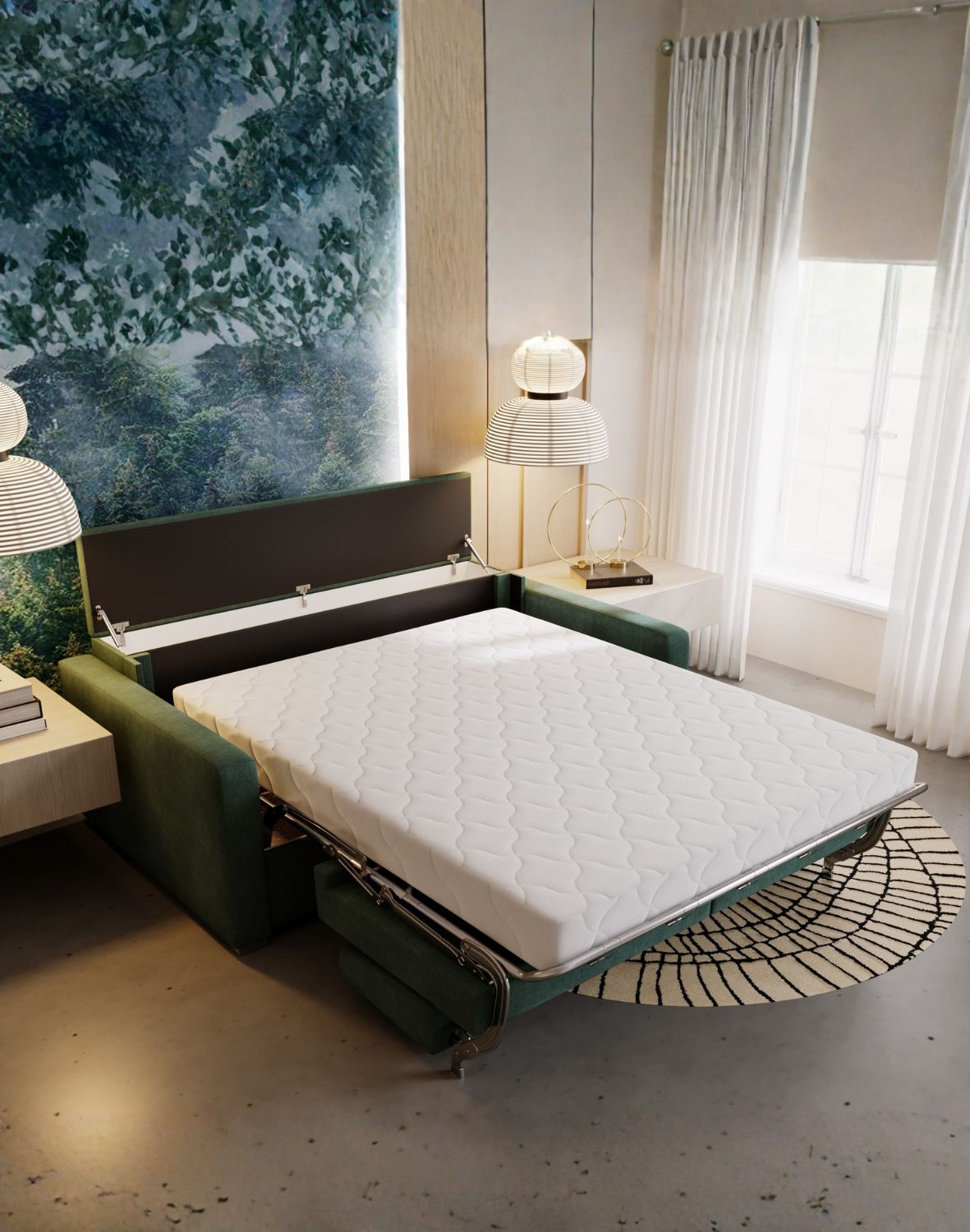 sofa soul z materacem w systemie włoskim