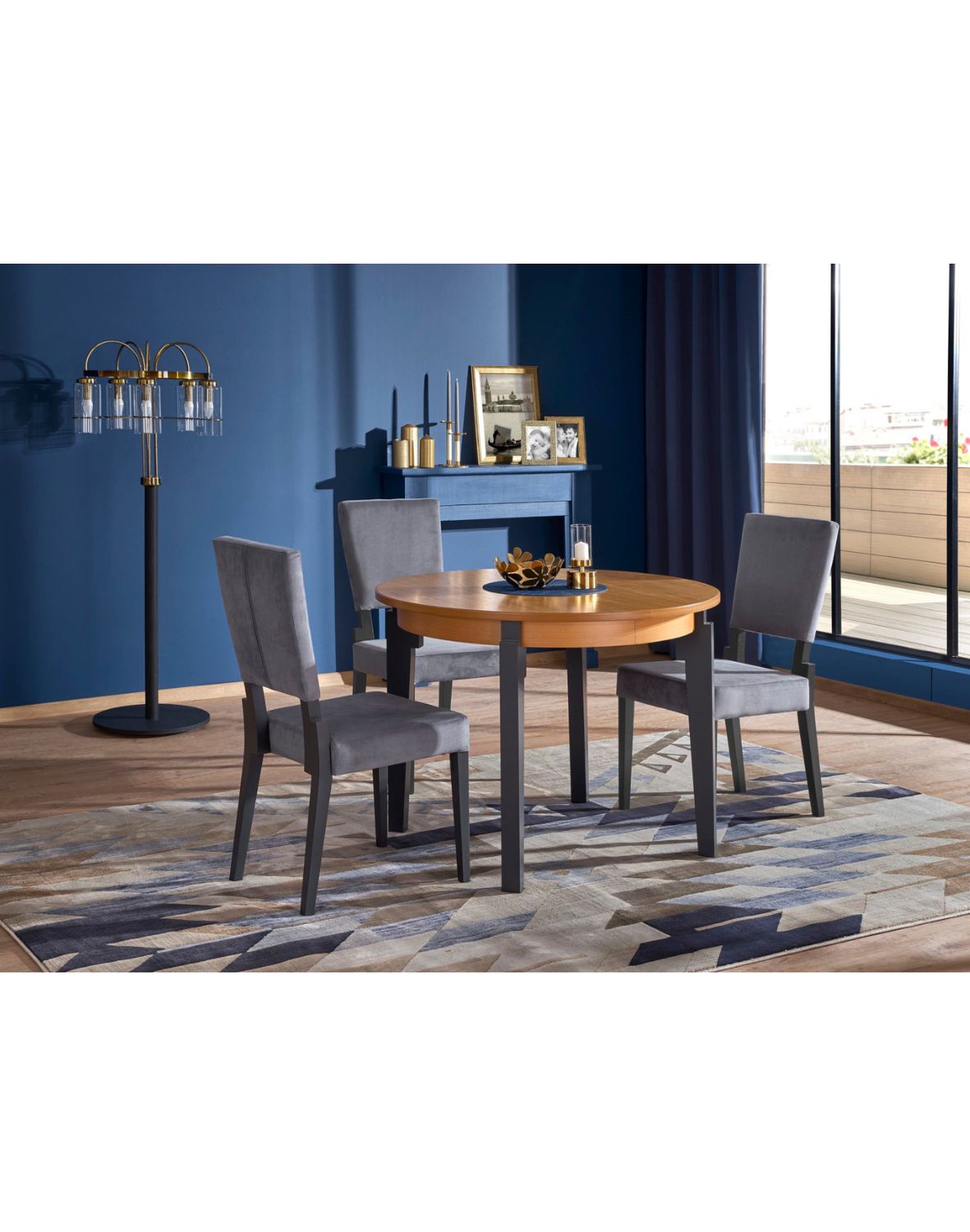 krzesło do jadalni sorbus, grafitowy/szary