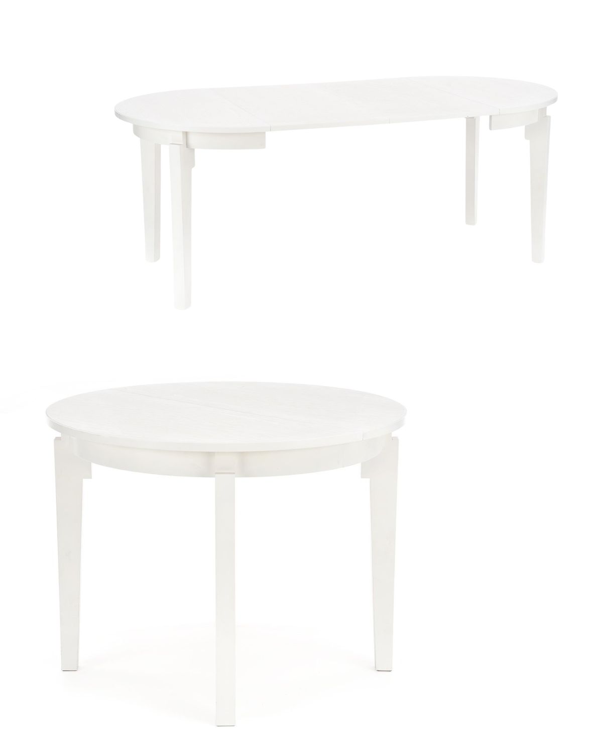 stół rozkładany sorbus, biały