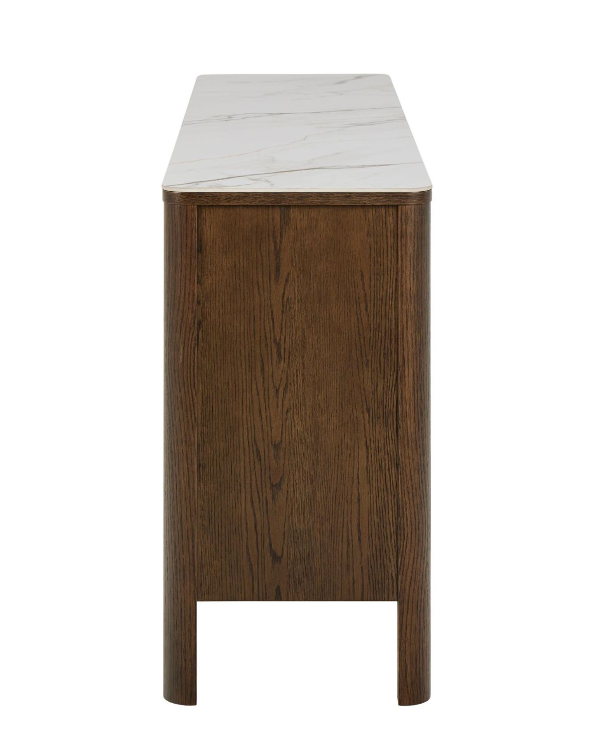 kredens southampton 160 cm, dąb dymiony i blat ceramiczny (24618)