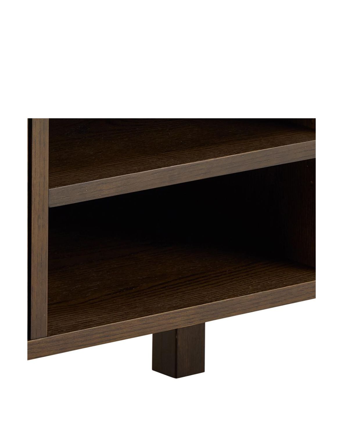 szafka rtv southampton 120 cm, dąb wędzony i blat ceramiczny (10786)