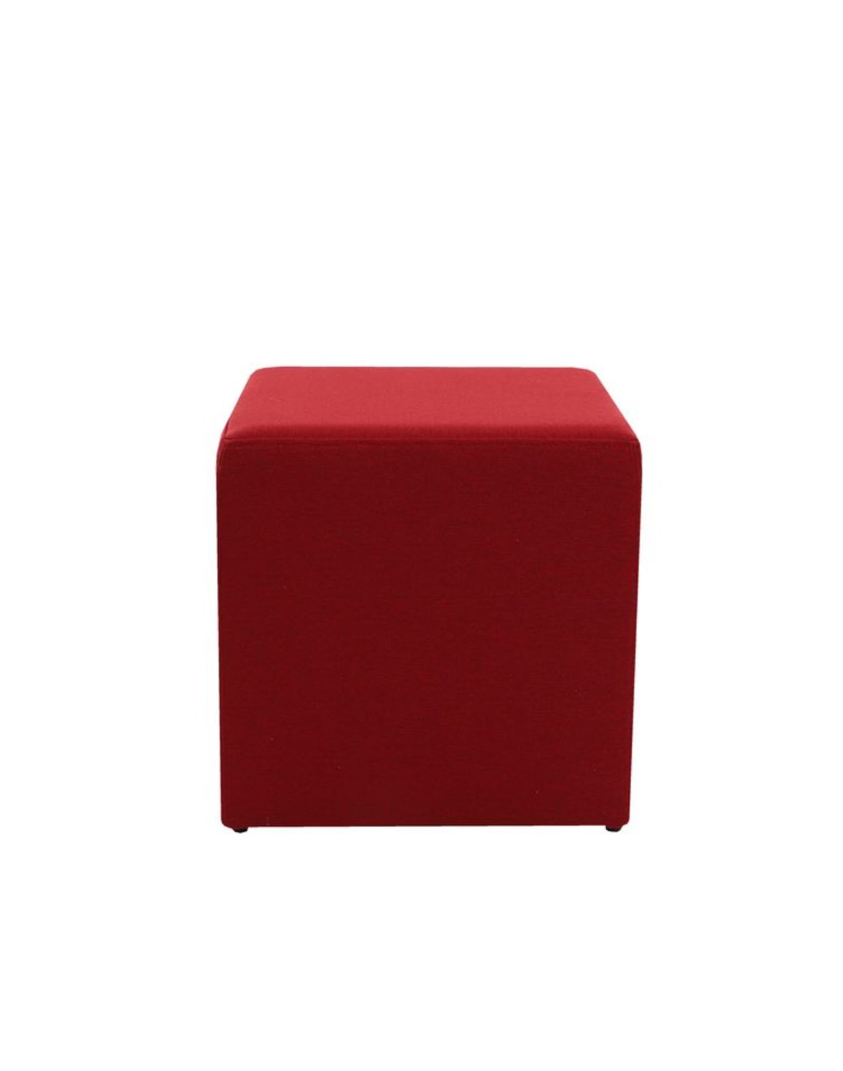 Pufa do biura tapicerowana z rączką Square Plus
