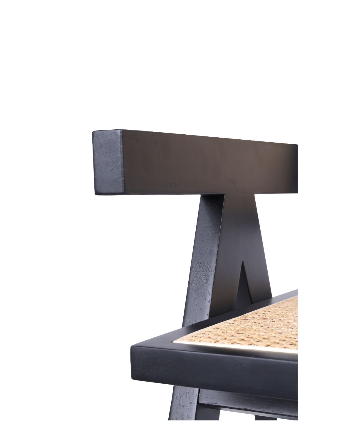 krzesło drewniane stella dark z plecionką wiedeńską, rattan