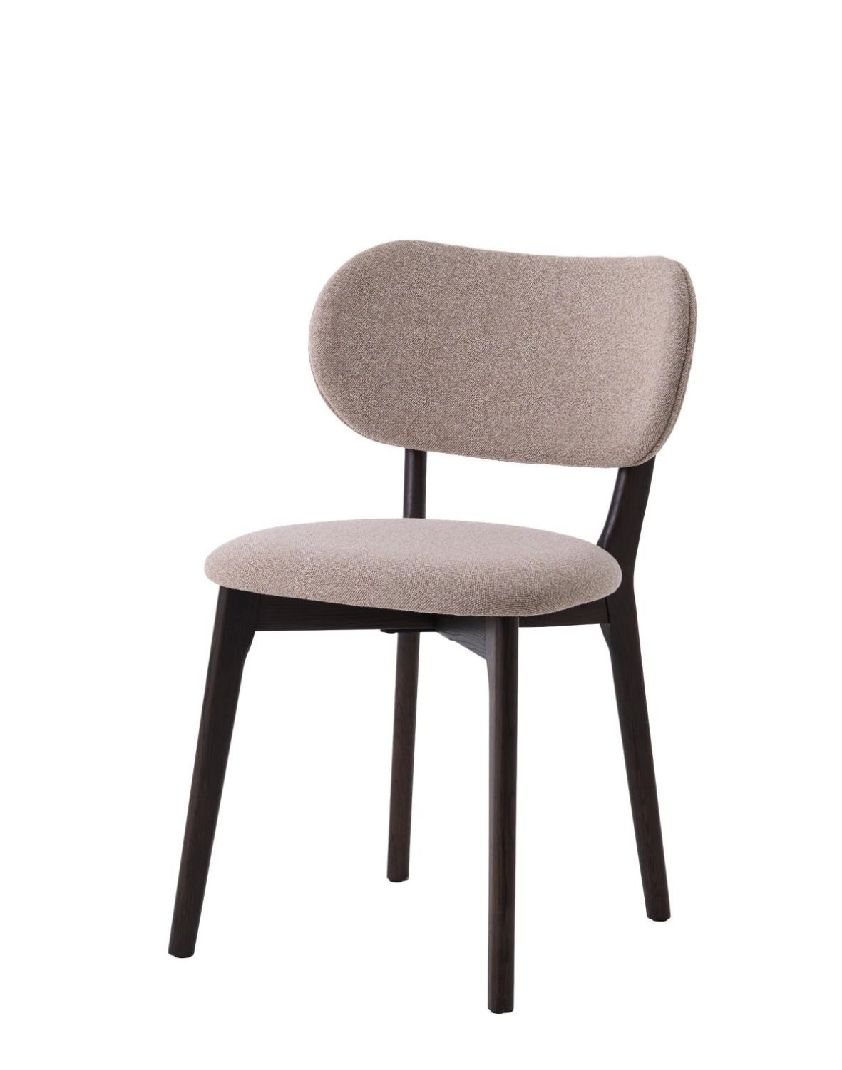 krzesło do jadalni stilo, dębowe nogi w odcieniu ciemnej kawy (50120304)