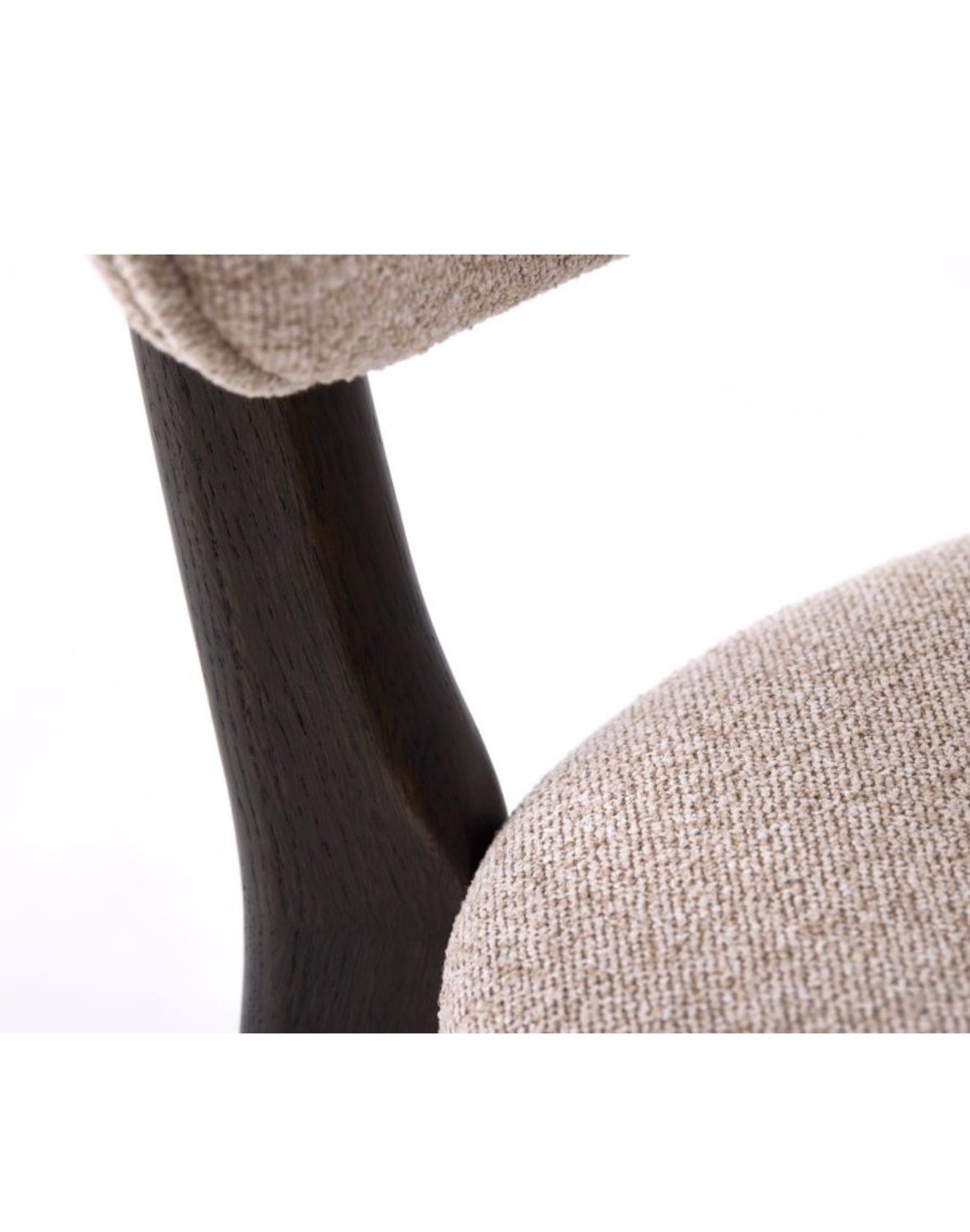 krzesło do jadalni stilo, dębowe nogi w odcieniu ciemnej kawy (50120304)